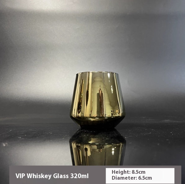 Wine Utensils Electroplated Cups Golden Glasses