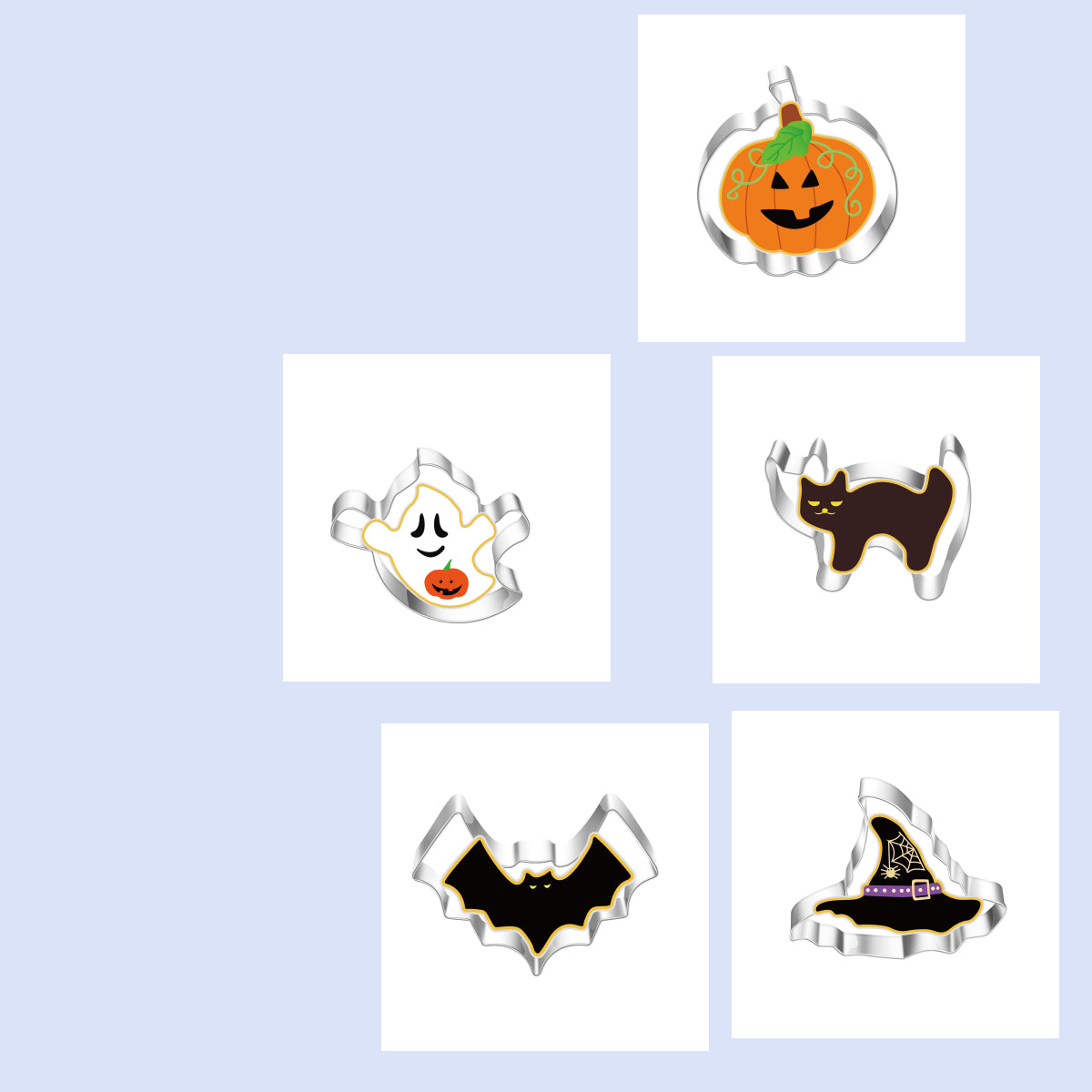 Stainless Steel Cookie Cutter Halloween Wizard Suit