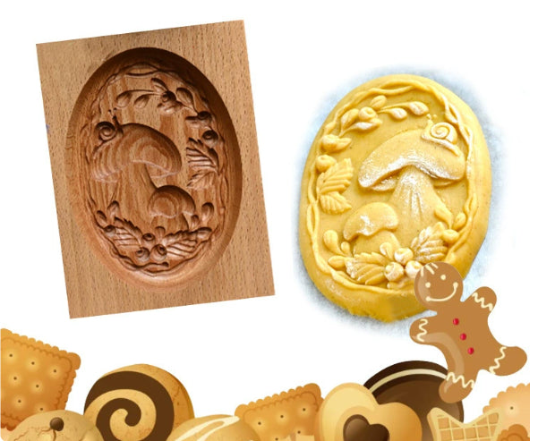 Christmas Cookie Cutter-Provance Rose Cookie Stamp