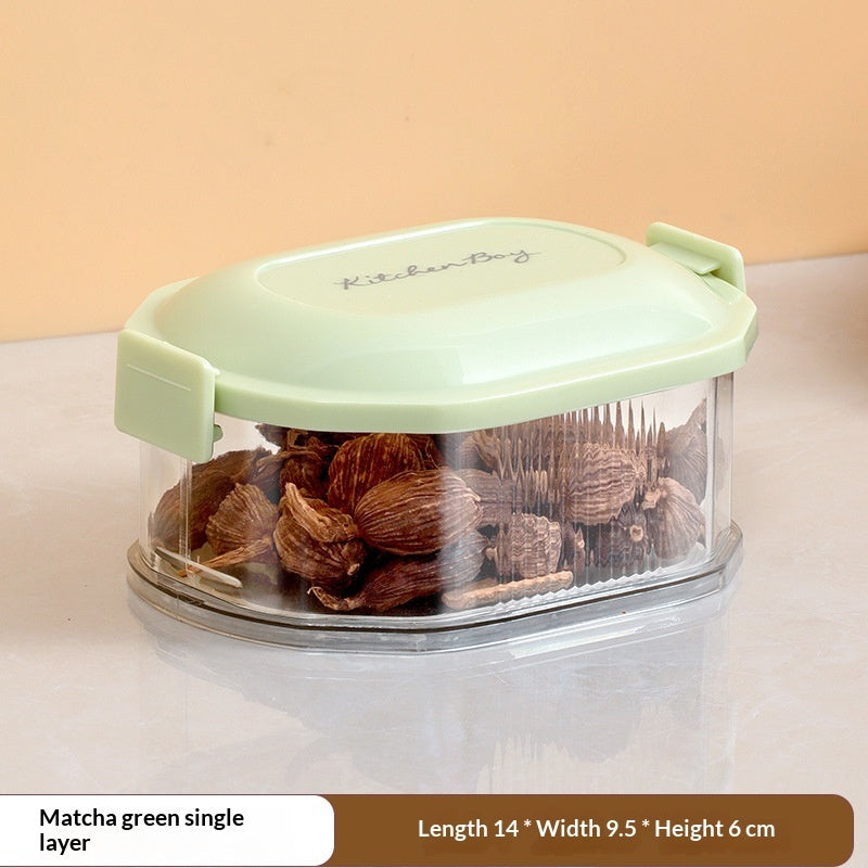 Spice Storage Box Household Kitchen Spice Jar Dry Material Sealed Jar