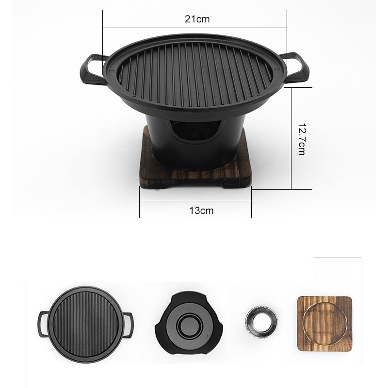 Mini BBQ Grill Alcohol Stove