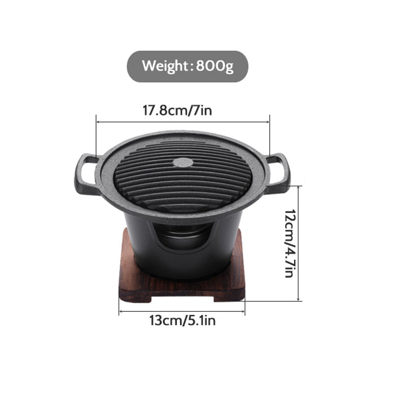 Mini BBQ Grill Alcohol Stove