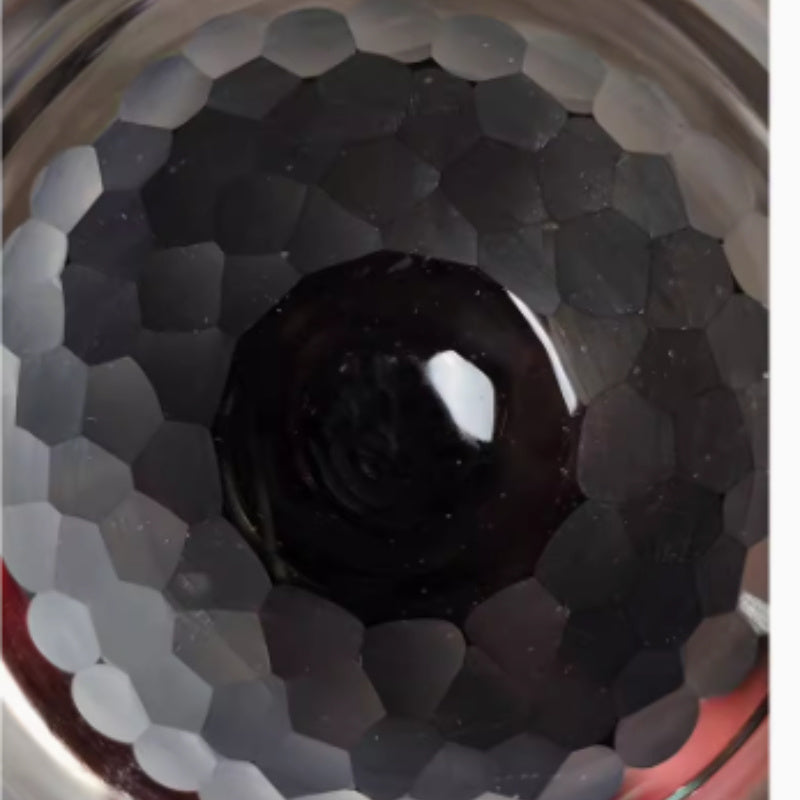 Hand Carved Wine Glass