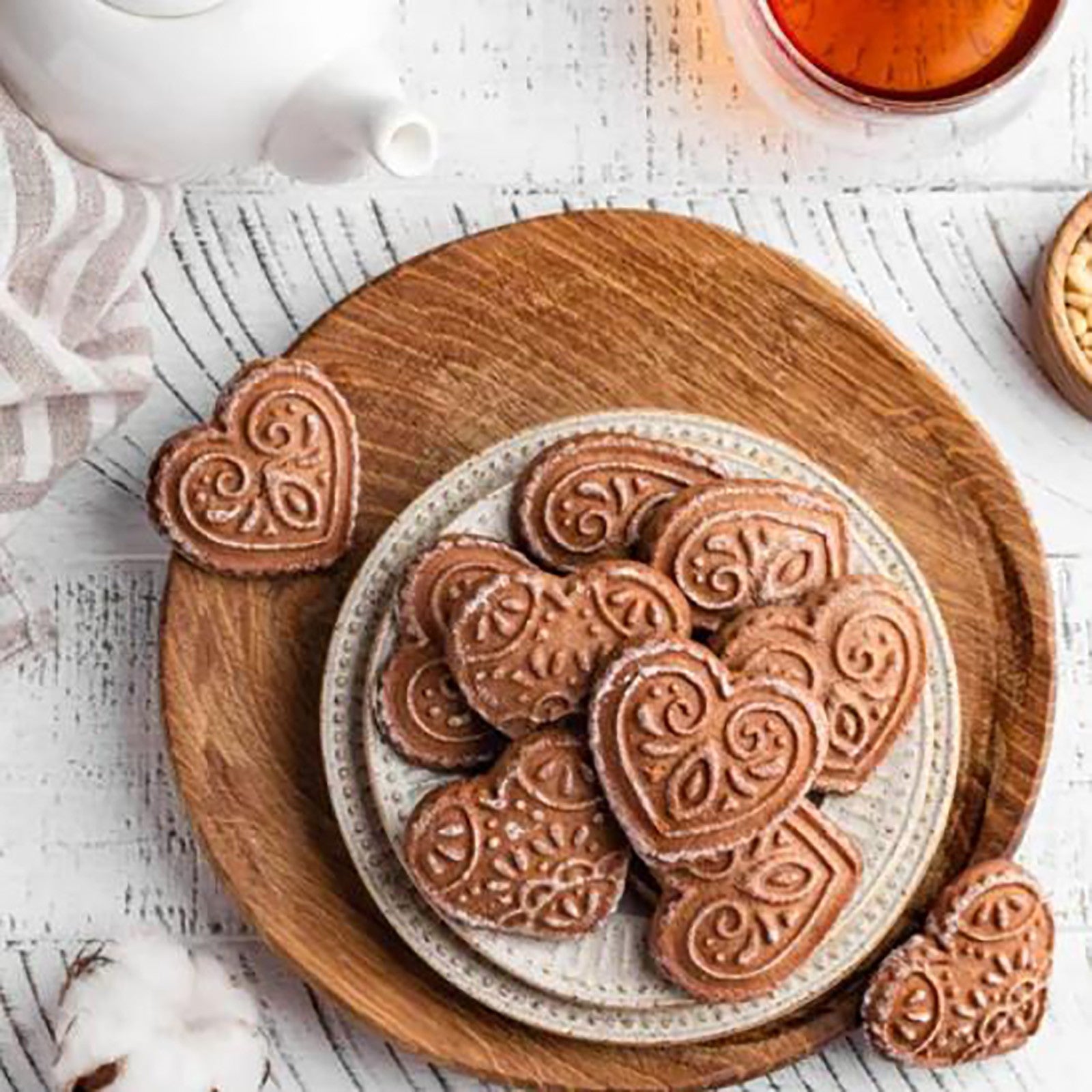 Wooden Cookie Mold Cutter