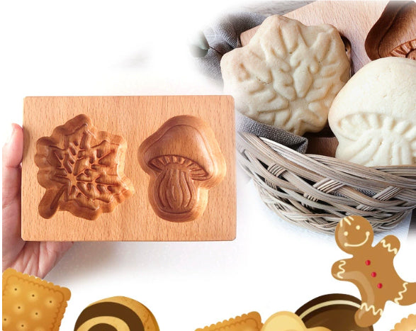 Christmas Cookie Cutter-Provance Rose Cookie Stamp