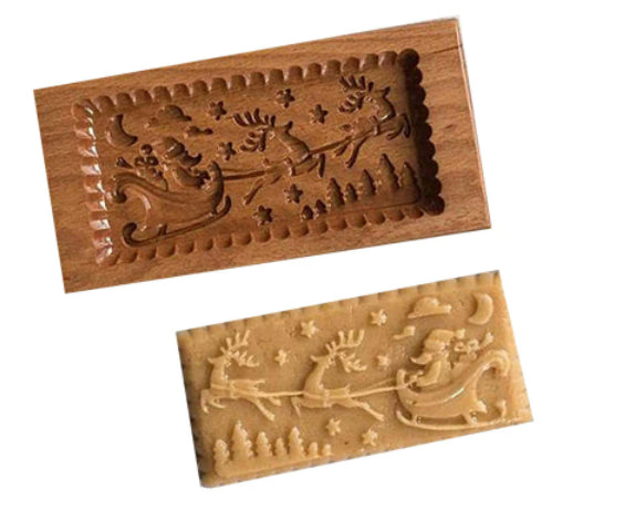 Christmas Cookie Cutter-Provance Rose Cookie Stamp