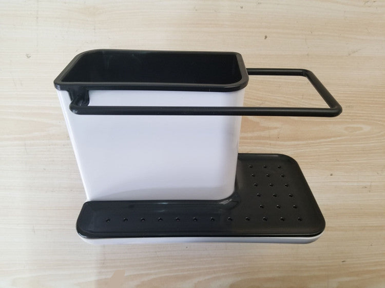 Kitchen cleaning supplies drain storage rack