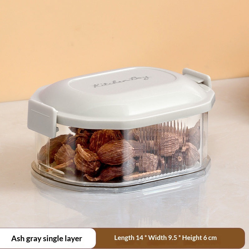 Spice Storage Box Household Kitchen Spice Jar Dry Material Sealed Jar