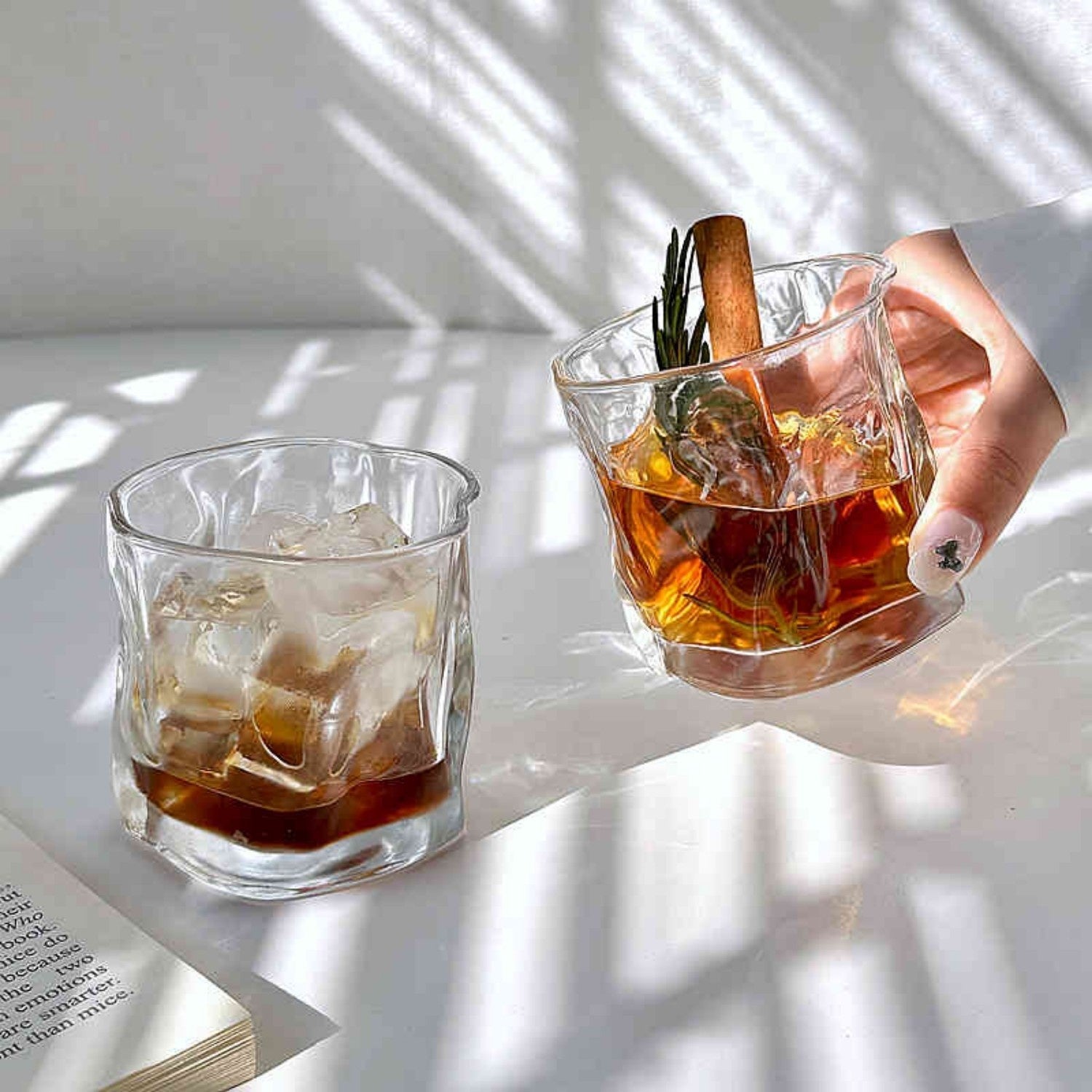 Irregular Glass Household Drinking Cup