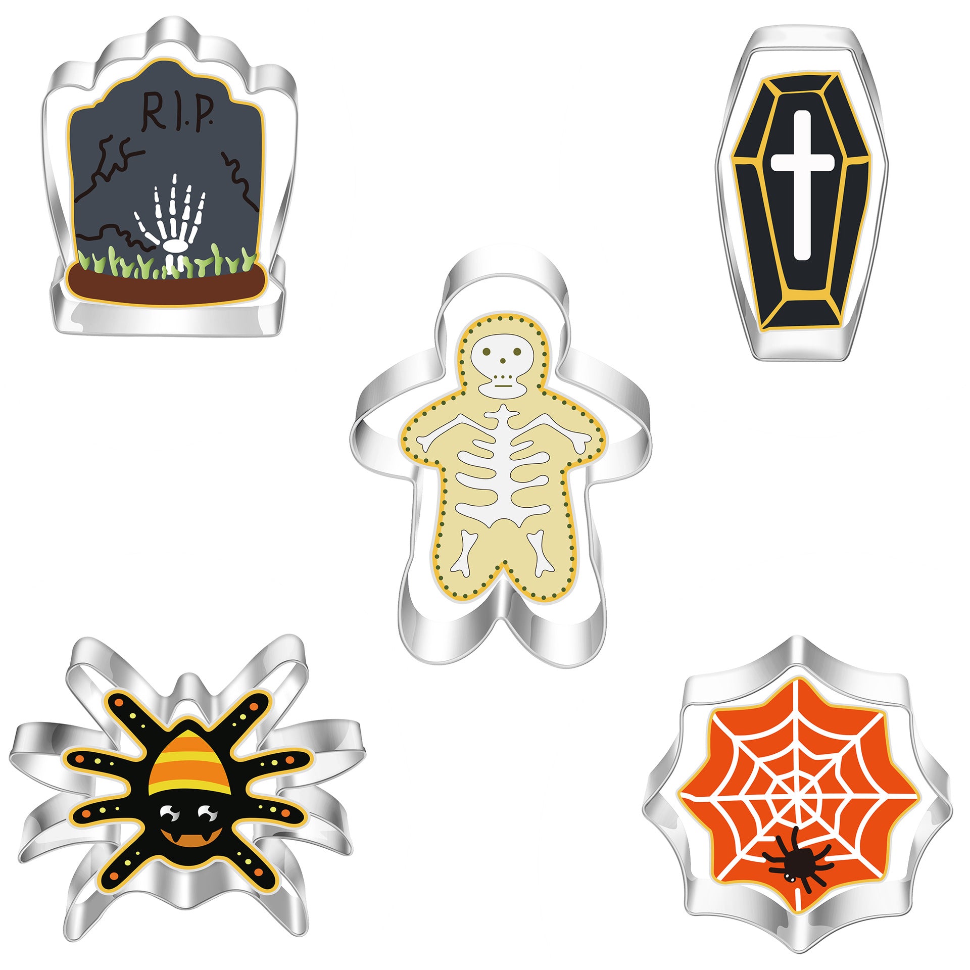 Stainless Steel Cookie Cutter Halloween Wizard Suit