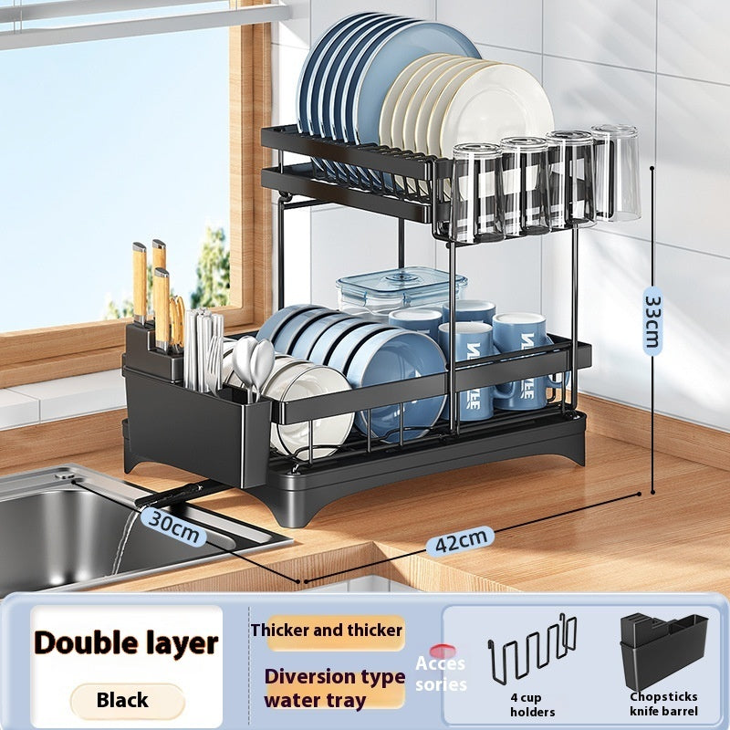 Kitchen Dish Rack Draining Rack