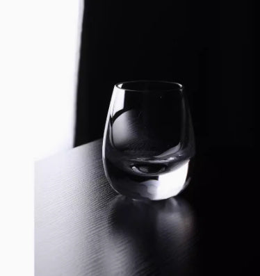 Hand Carved Wine Glass