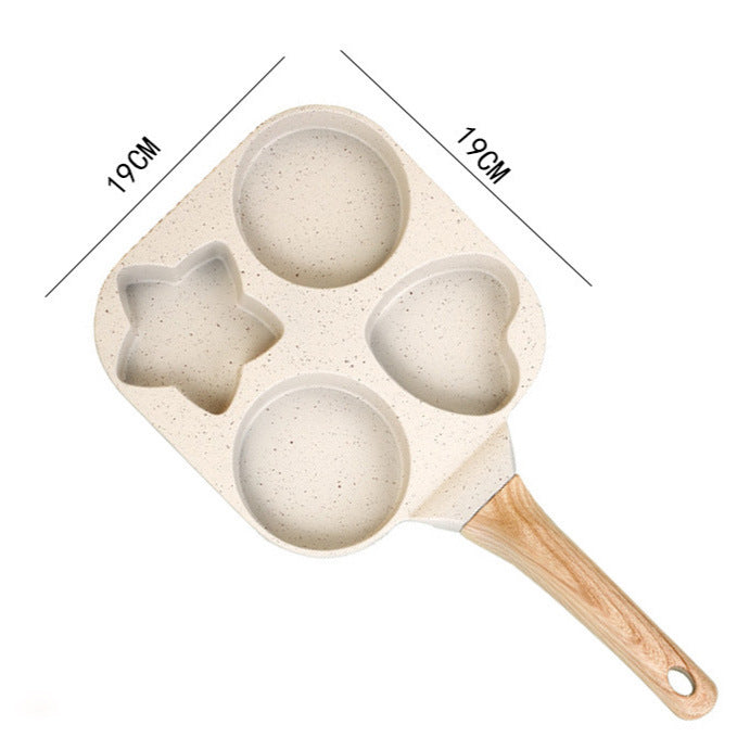 Holes Creative Heart Egg Frying Pan
