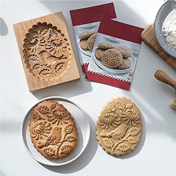 Christmas Cookie Cutter-Provance Rose Cookie Stamp