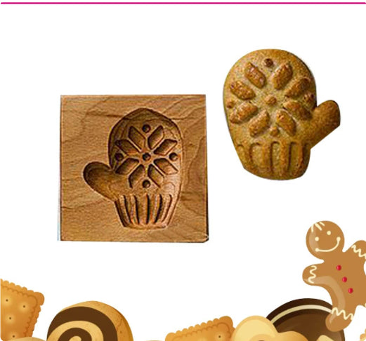 Christmas Cookie Cutter-Provance Rose Cookie Stamp