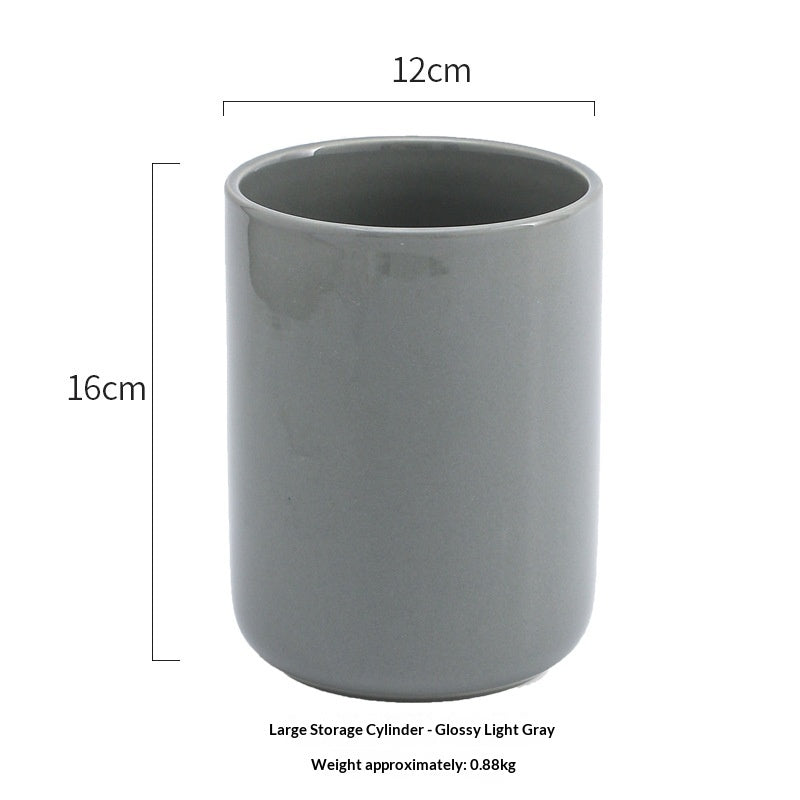 Kitchen Utensil Spatulas And Ladles Ceramic Storage Container