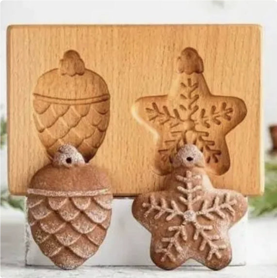 Christmas Cookie Cutter-Provance Rose Cookie Stamp