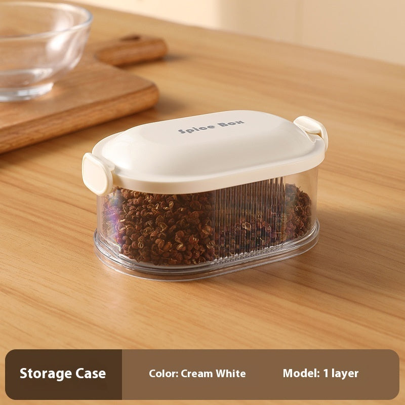 Spice Storage Box Household Kitchen Spice Jar Dry Material Sealed Jar