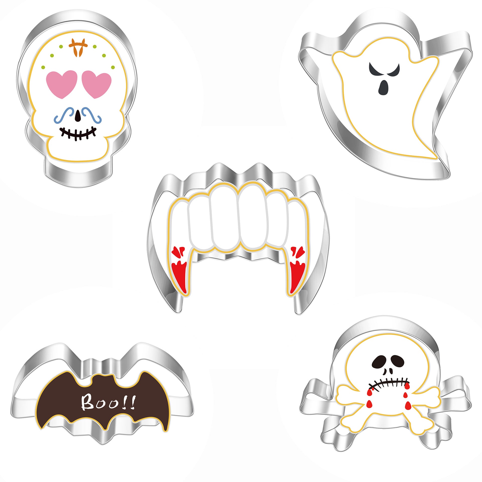 Stainless Steel Cookie Cutter Halloween Wizard Suit