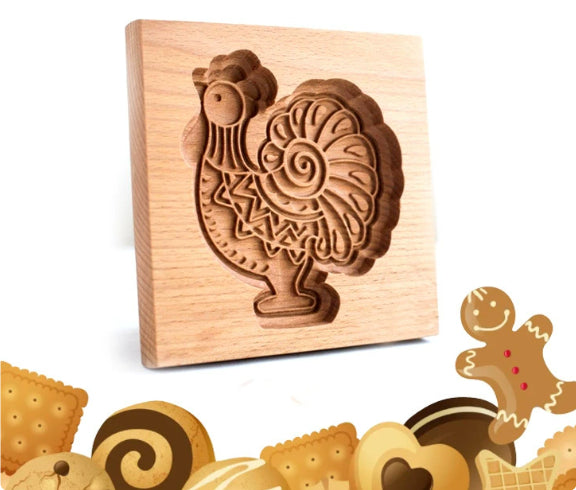 Christmas Cookie Cutter-Provance Rose Cookie Stamp