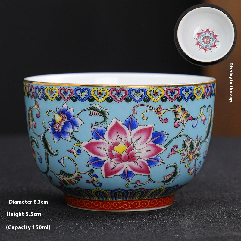 Porcelain Kung Fu Tea Set Suit