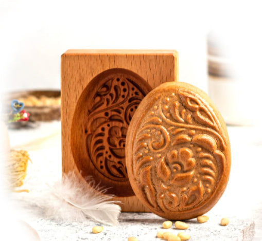 Christmas Cookie Cutter-Provance Rose Cookie Stamp