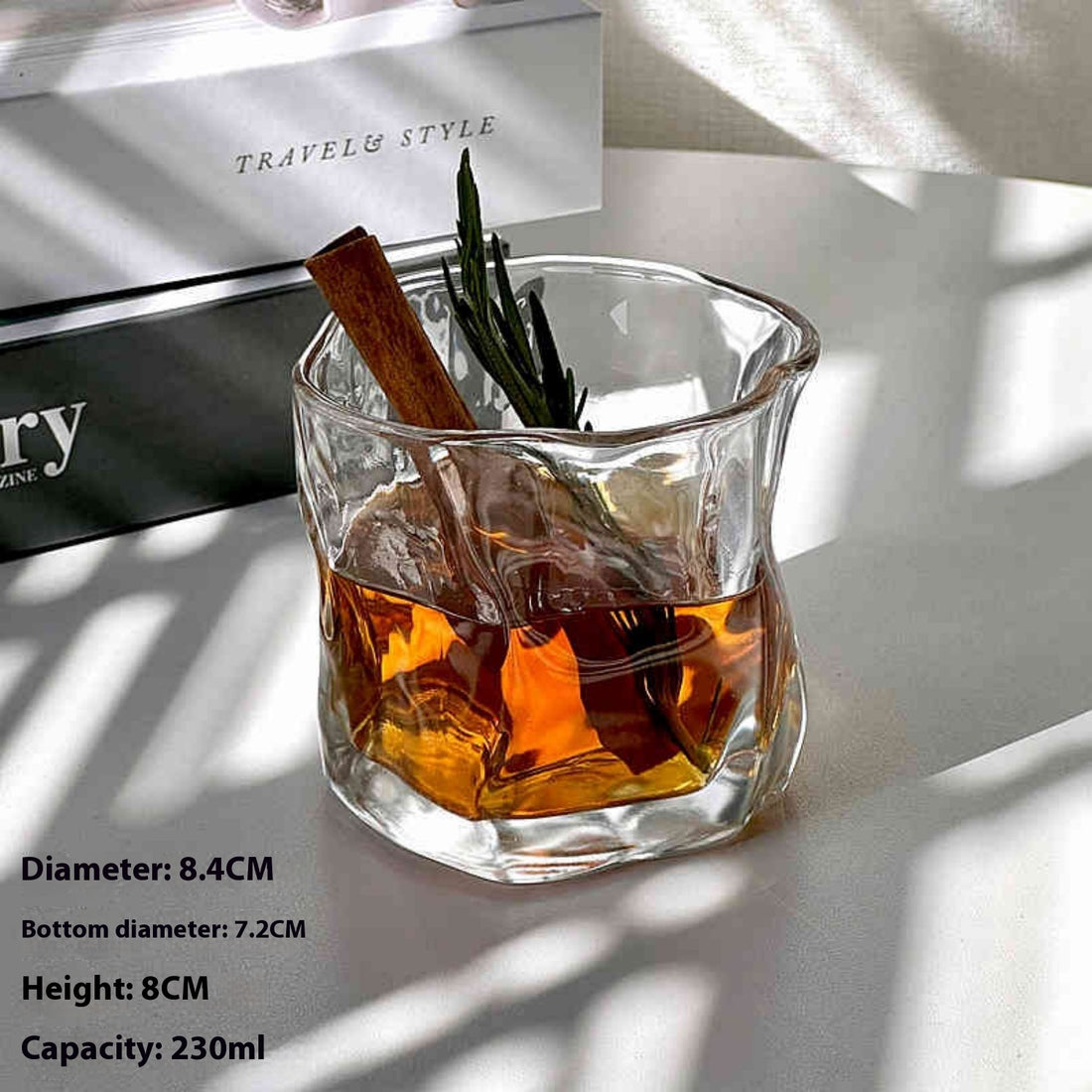 Irregular Glass Household Drinking Cup