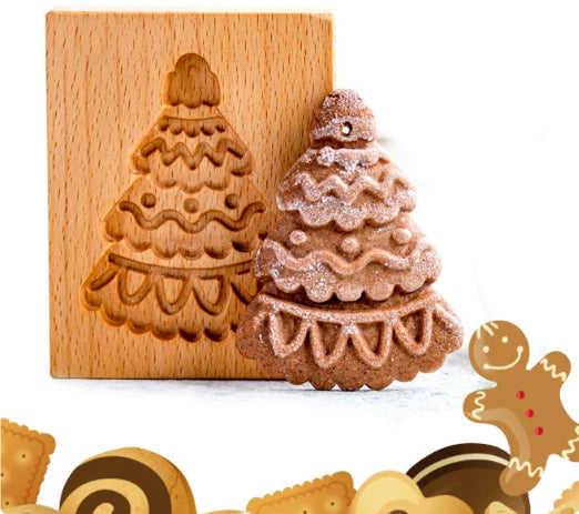 Christmas Cookie Cutter-Provance Rose Cookie Stamp