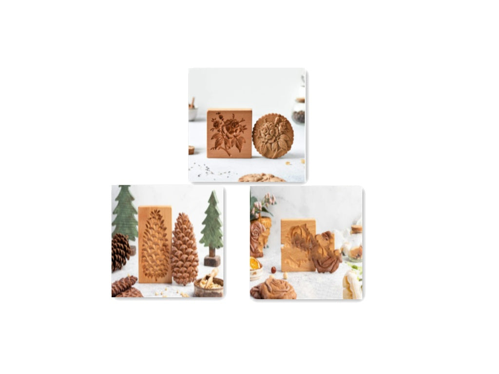 Christmas Cookie Cutter-Provance Rose Cookie Stamp