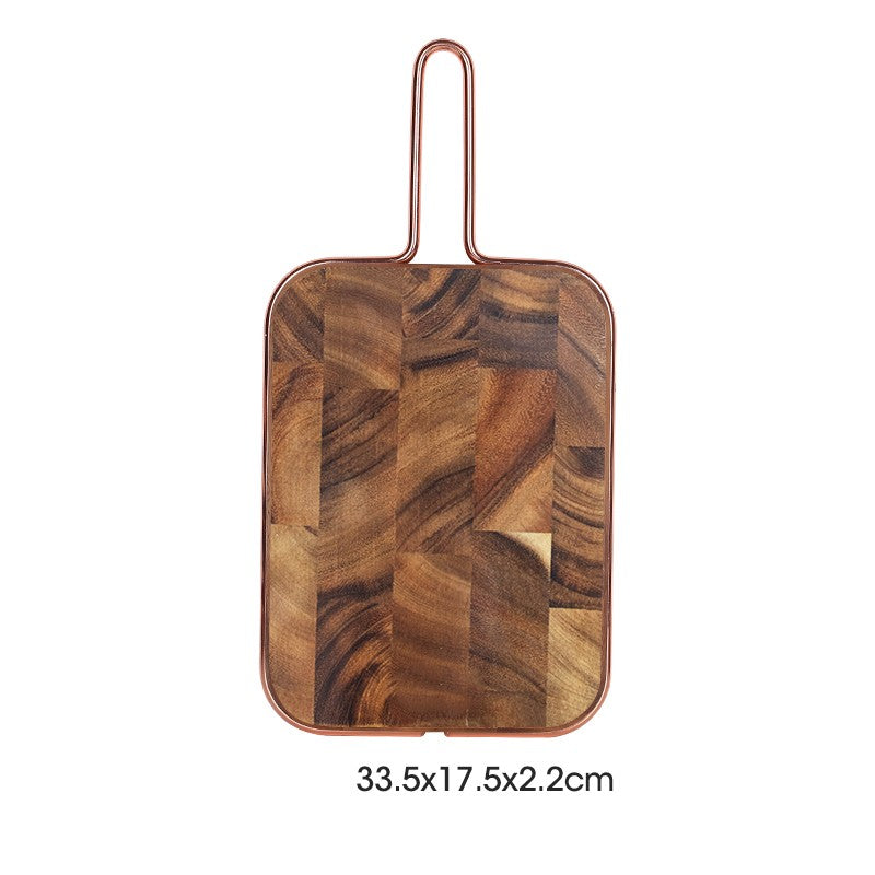Solid wood steak cutting board