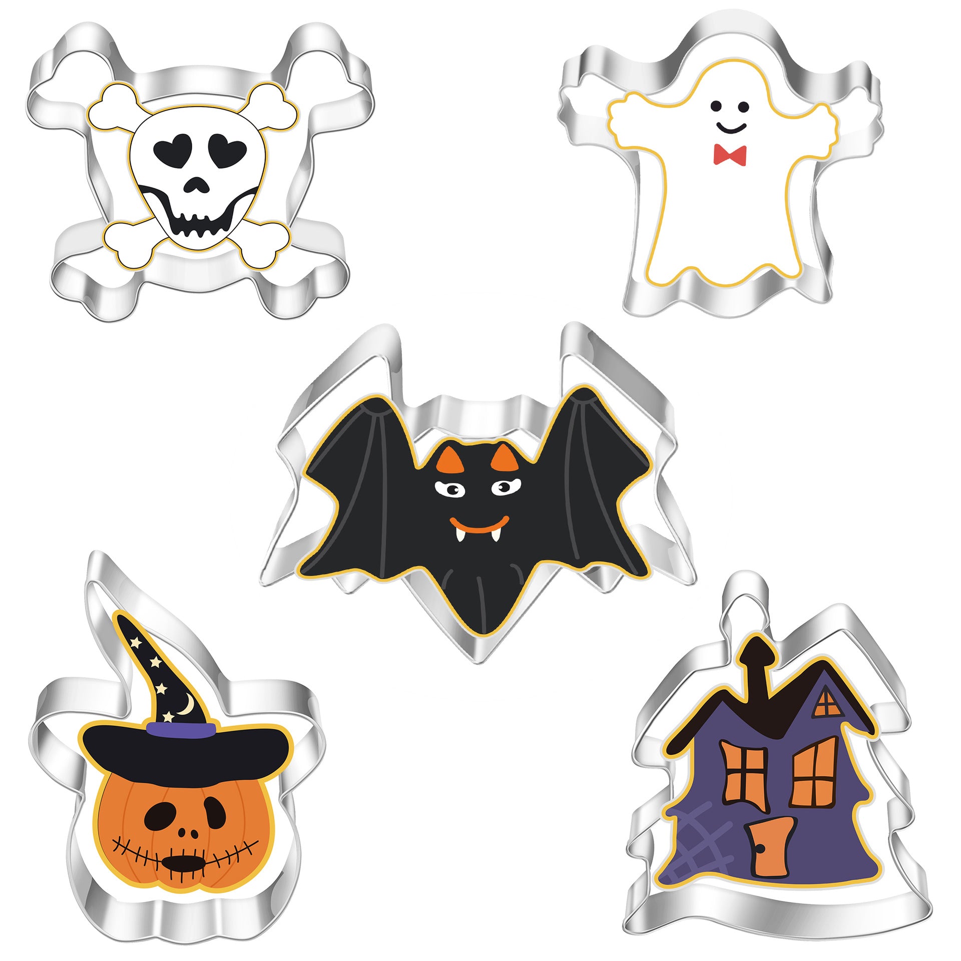 Stainless Steel Cookie Cutter Halloween Wizard Suit