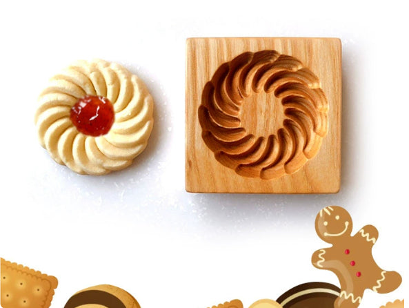 Christmas Cookie Cutter-Provance Rose Cookie Stamp