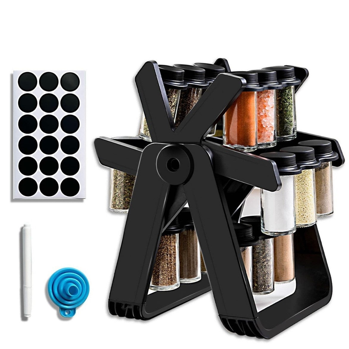 Rotating Ferris Wheel Seasoning Rack