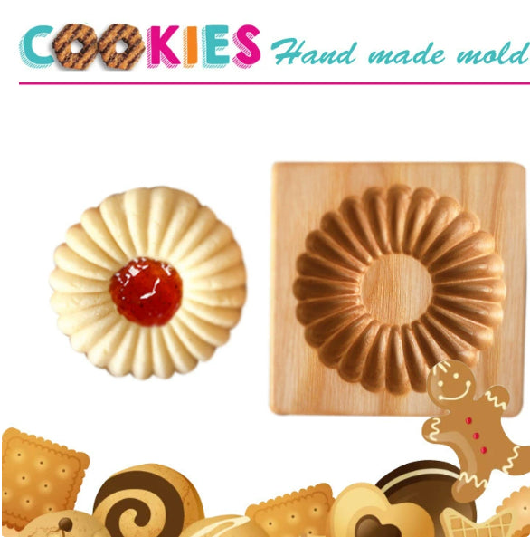 Christmas Cookie Cutter-Provance Rose Cookie Stamp