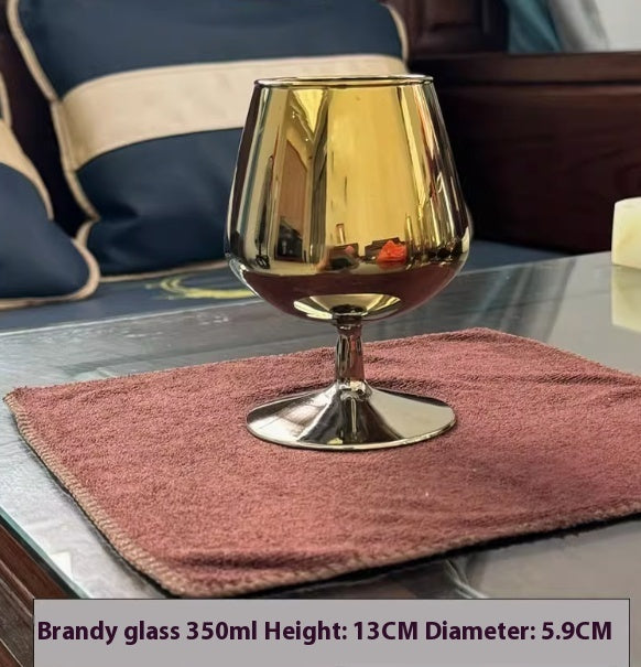 Wine Utensils Electroplated Cups Golden Glasses